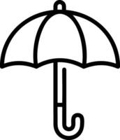 Umbrella protection icon symbol vector image. Illustration of the safety protect umbrella security design image