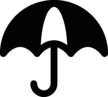 Umbrella protection icon symbol vector image. Illustration of the safety protect umbrella security design image