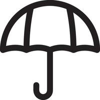 Umbrella protection icon symbol vector image. Illustration of the safety protect umbrella security design image