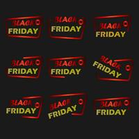 Black Friday Background Design vector