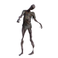 Zombie isoliert 3d png
