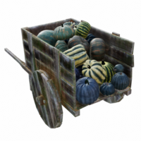 Helloween zucca isolato 3d png