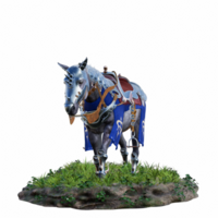 knight horse in grass png