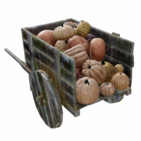 Helloween zucca isolato 3d png