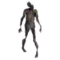 Zombie isoliert 3d png