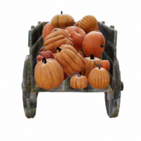 helloween pumpkin isolated 3d png