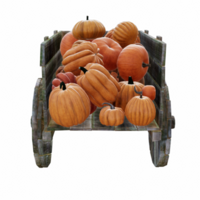 helloween pompoen geïsoleerd 3d png