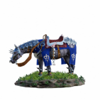 cavaliere cavallo nel erba png