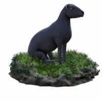 Sheep isolated 3d png