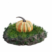 helloween pompoen geïsoleerd 3d png