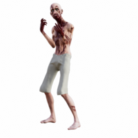 Zombie isolated 3d png