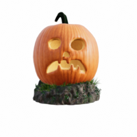 helloween pumpkin isolated 3d png