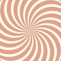 helicoidal circular fondo, pirulí retorcido rayos popular Arte cómic pastel vector
