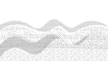 resumen montaña antecedentes vector. montaña paisaje con desvanecimiento punto efecto, degradado punto grunge textura. arena efecto colinas Arte fondo de pantalla diseño para imprimir, pared arte, cubrir y interior. vector