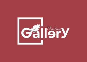 gallery vector design template