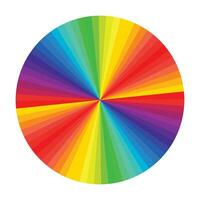 Vector colors spectrum rainbow. Vector round circle color palette, vector illustration