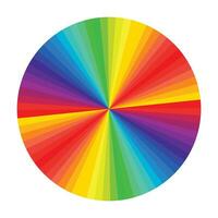 Vector colors spectrum rainbow. Vector round circle color palette, vector illustration