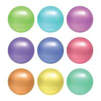 Vector colorful blank round buttons realistic