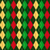 Abstract seamless pattern with diamond argyle shape Christmas modern background for design, print, paper wrap vector
