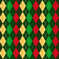 Abstract seamless pattern with diamond argyle shape Christmas modern background for design, print, paper wrap vector