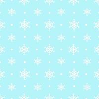Abstract Seamless pattern of snowflakes and snow minimal cute style background, print, paper wrap vector