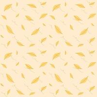 Seamless pattern of and leaf or leaves in autumn theme background for design, print, textile, paper wrap vector