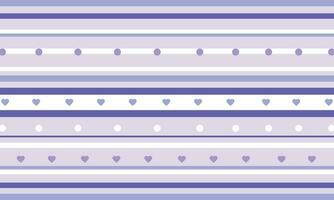 Vector hearts valentines and stripes background