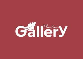 gallery vector design template