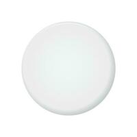 Vector 3d white circle on white background