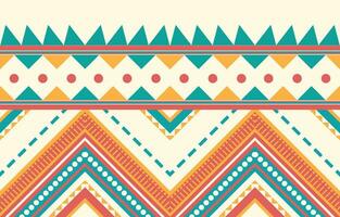 Ethnic abstract ikat art. Aztec ornament print. geometric ethnic pattern seamless  color oriental.  Design for background ,curtain, carpet, wallpaper, clothing, wrapping, Batik, vector illustration.