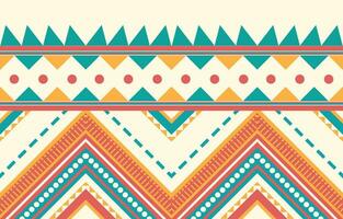 Ethnic abstract ikat art. Aztec ornament print. geometric ethnic pattern seamless  color oriental.  Design for background ,curtain, carpet, wallpaper, clothing, wrapping, Batik, vector illustration.