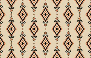 Ethnic abstract ikat art. Aztec ornament print. geometric ethnic pattern seamless  color oriental.  Design for background ,curtain, carpet, wallpaper, clothing, wrapping, Batik, vector illustration.