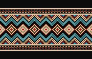 étnico resumen ikat Arte. azteca ornamento impresión. geométrico étnico modelo sin costura color oriental. diseño para antecedentes ,cortina, alfombra, fondo de pantalla, ropa, envase, batik, vector ilustración.