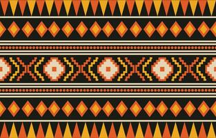 Ethnic abstract ikat art. Aztec ornament print. geometric ethnic pattern seamless  color oriental.  Design for background ,curtain, carpet, wallpaper, clothing, wrapping, Batik, vector illustration.