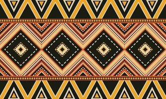 Ethnic abstract ikat art. Aztec ornament print. geometric ethnic pattern seamless  color oriental.  Design for background ,curtain, carpet, wallpaper, clothing, wrapping, Batik, vector illustration.