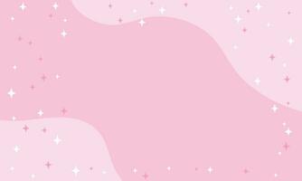 Vector minimal star pattern with pink background