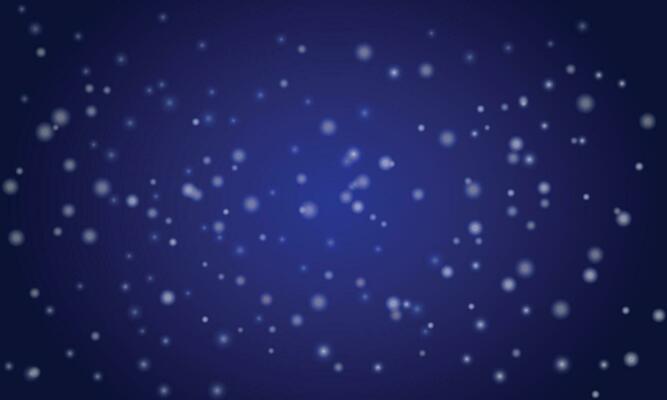 Vector realistic blue bokeh background
