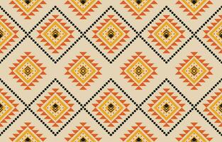 Ethnic abstract ikat art. Aztec ornament print. geometric ethnic pattern seamless  color oriental.  Design for background ,curtain, carpet, wallpaper, clothing, wrapping, Batik, vector illustration.