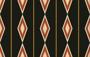 Ethnic abstract ikat art. Aztec ornament print. geometric ethnic pattern seamless  color oriental.  Design for background ,curtain, carpet, wallpaper, clothing, wrapping, Batik, vector illustration.