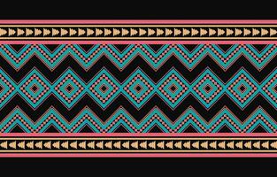 Ethnic abstract ikat art. Aztec ornament print. geometric ethnic pattern seamless  color oriental.  Design for background ,curtain, carpet, wallpaper, clothing, wrapping, Batik, vector illustration.