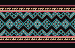 Ethnic abstract ikat art. Aztec ornament print. geometric ethnic pattern seamless  color oriental.  Design for background ,curtain, carpet, wallpaper, clothing, wrapping, Batik, vector illustration.