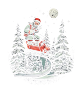 Christmas Santa Background. Use for T-Shirt, mugs, stickers, Cards, etc. png