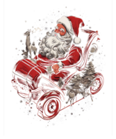 Christmas Santa Background. Use for T-Shirt, mugs, stickers, Cards, etc. png