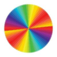 vector resumen arco iris círculos efecto antecedentes