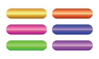 Vector colorful web buttons pack for different purposes