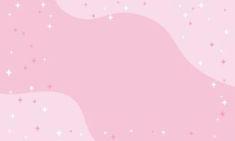 Vector minimal star pattern with pink background