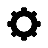 Vector setting icon vector with work cog gear element cogweel mechanism symbol