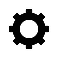 Vector setting icon vector with work cog gear element cogweel mechanism symbol