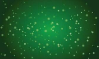 Vector realistic green bokeh background