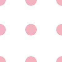 Seamless pattern with pink polka dots. for fabric prints, textiles, gift wrapping paper. for kids, flat style vector